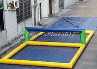 Taille gonflable hermétique durable adaptée aux besoins du client 12m (L)*6m de cour de volleyball de plage de taille (W) pour le jeu d'adultes d'enfants