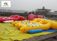 Biens jaunes gonflables adaptés aux besoins du client de 6 de Seater de sport de mouche bateaux de pêche