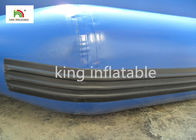 Bâche gonflable bleue de PVC de bateau de l'eau de 6 de sièges de mouche bateaux de pêche