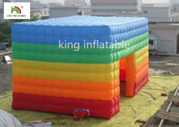 Tente gonflable 4m Oxford coloré d'événement de l'arc-en-ciel EN14960 pour le message publicitaire
