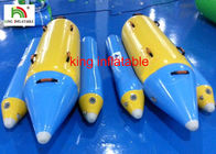 2 bateaux de pêche gonflables de mouche de jeux de l'eau de personnes, bateau de banane gonflable de PVC