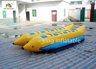 Les bateaux de pêche gonflables de mouche à banane de tube de PVC 16 personnes doublent le canot automobile tiré