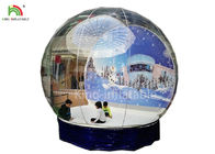 Espace libre gonflable de boule de neige de taille humaine photo de globe de PVC de 0,8 millimètres prenant EN14960 pour la photo /Advertising de prise