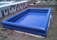 piscines gonflables de bâche de PVC de tube de mur de double de 12 x 8 x 1,3 m au-dessus de la terre pour l'amusement