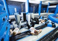 Parc d'attractions gonflable d'intérieur bleu longtemps 29m de PVC des enfants