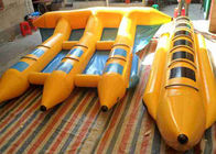 Bâche gonflable de PVC de forme de banane de bateaux de pêche de mouche de sport aquatique pour 6 personnes