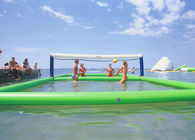 Cour de volleyball gonflable hermétique de parc aquatique de PVC flottant pour des adultes d'enfants