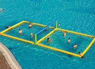 Cour de volleyball gonflable hermétique de parc aquatique de PVC flottant pour des adultes d'enfants