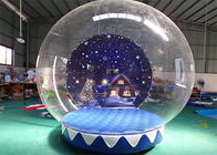 Ballon gonflable de globe de neige de la publicité extérieure 3m