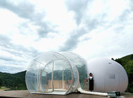 Tente gonflable claire d'hôtel de bulle de chambre à coucher extérieure de 5m avec le ventilateur silencieux