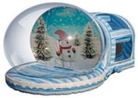 Boule gonflable UV de globe de neige de Noël 2.5m de la publicité de preuve