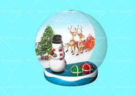 modèle gonflable transparent For Christmas de PVC Snowball de 0.55mm