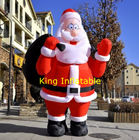 210D 2m 3m haute Santa Claus For Home Backyard gonflable