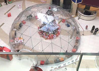 Tente géodésique de cadre d'étoile de 5m de tente portative de dôme géodésique avec le revêtement en PVC clair