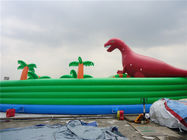 Parcs aquatiques gonflables de thème coloré de dinosaure pour la piscine et le lac
