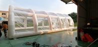 dôme gonflable clair hermétique de bulle de piscine de 12*6m, dôme imperméable de piscine