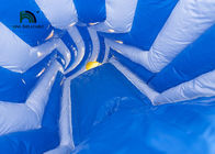 Parcours du combattant gonflable d'intérieur de rebond de requin bleu de 6.5x5.5m