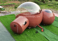 Chambre gonflable de camping de tente de bulle de Brown 5m pour l'hôtel extérieur