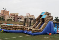 Jeux gonflables faits sur commande de sport de parcours du combattant avec l'impression de camouflage
