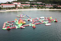 Parc aquatique gonflable de flottement de jeux de sport de mer d'amusement pour des enfants d'adultes