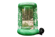 Machine de saisie adaptée aux besoins du client de cube en argent liquide de jeu d'argent gonflable
