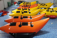 Bateaux de pêche gonflables adaptés aux besoins du client de PVC de résistance de feu pour le parc aquatique extérieur