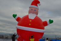 Ballons gonflables géants faits sur commande d'hélium de Noël pour la publicité de porte