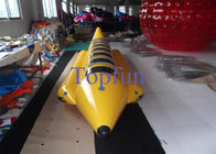 Ligne double ou simple bateau gonflable de forme de bateau de banane/banane avec le moteur pour transporter de courant