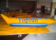 En transportant le ski d'eau gonflable de bateau de banane avec le sport aquatique de bateau de grande vitesse/banane skiez
