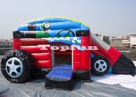 Chambre sautante gonflable de voiture de château de forme de voiture de bâche de PVC d'enfants