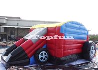 Chambre sautante gonflable de voiture de château de forme de voiture de bâche de PVC d'enfants