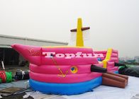 Rebond sautant gonflable de château/corsaire de forme de bateau autour pour des enfants