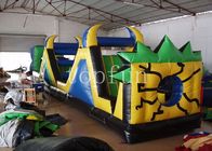 terrain de jeu gonflable drôle de PVC de 0.55mm Platon, parc d'attractions pour les jeux extérieurs d'enfants
