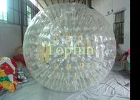 Boule gonflable humaine de Zorbing, PVC blanc Zorb de roulement gonflable de couleur