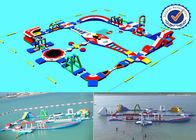 parcs aquatiques gonflables de région de l'eau 2000M2, jeux de sport aquatique de mer d'amusement