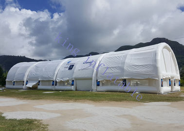 Tente gonflable blanche d'événement de PVC de 40 x 10 x 6 M avec la résistance de vent violent