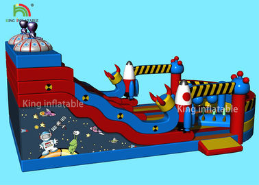 Le thème étranger adapté aux besoins du client de l'espace gonflable sèchent des enfants de glissière sautant le château pour la partie