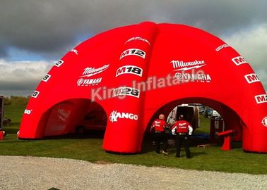 Red Giant Inflatable Spider Tent Diameter 12m For Event Or Exhibition
