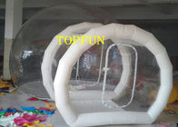Tente gonflable transparente de bulle de PVC de 0.8mm avec le tunnel pour l'exposition