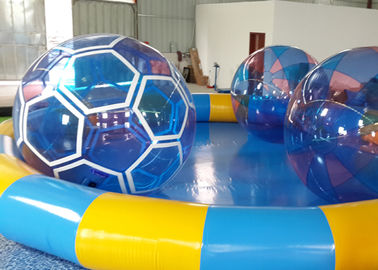 CE piscine en plastique de diamètre de 7,3 m avec la boule de marche de l'eau