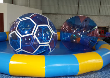 CE piscine en plastique de diamètre de 7,3 m avec la boule de marche de l'eau