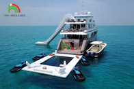Piscines carrées portatives de yacht de famille gonflable de piscines pour des lacs et des mers