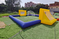 Terrain de football gonflable interactif extérieur de terrain de football gonflable pour des adultes d'enfants