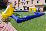 Terrain de football gonflable interactif extérieur de terrain de football gonflable pour des adultes d'enfants