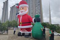 Modèle de salutation soufflé par air extérieur gonflable géant de décorations de Noël de Santa Claus 26Ft For Christmas/partie/Noël