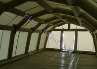 Certification gonflable militaire 40m X 10m de la CE de tente d'événement de bâche verte de PVC X 6m