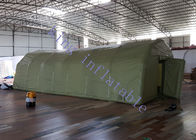 Certification gonflable militaire 40m X 10m de la CE de tente d'événement de bâche verte de PVC X 6m