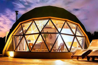 L'acier de Chambre de tente de dôme géodésique encadre le chapiteau extérieur de station balnéaire d'île