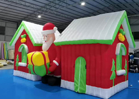 Le Noël gonflable ornemente le château plein d'entrain commercial d'Inflatables pour des enfants