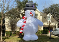 Bonhomme de neige gonflable de 20 pieds Décoration de Noël Inflatables Déménagement Bonhomme de neige de Noël